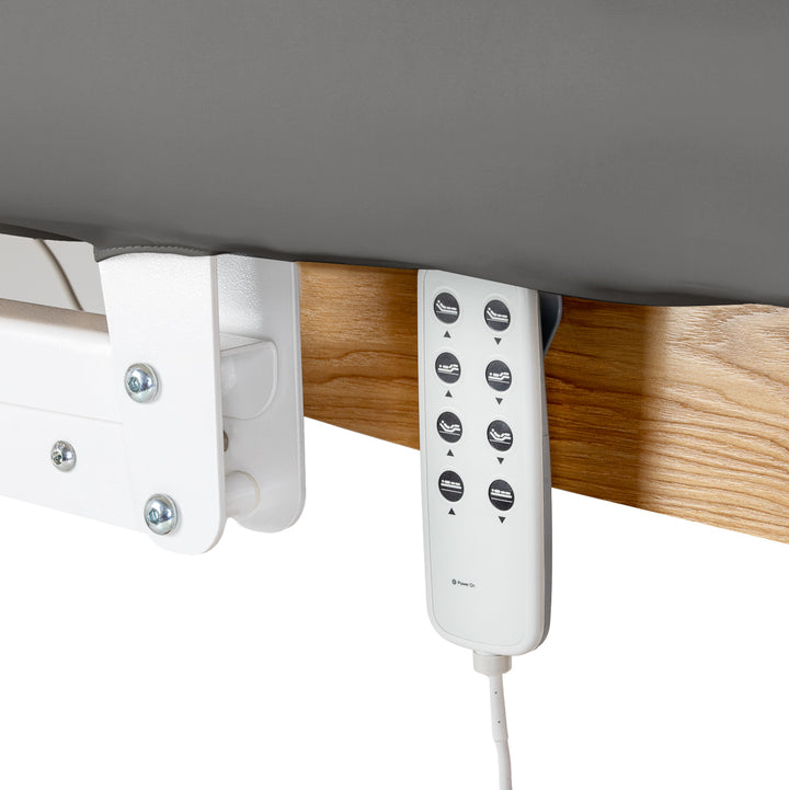 Camilla de masaje eléctrica Sillon Relax Gris-Marrón claro - imagen 7