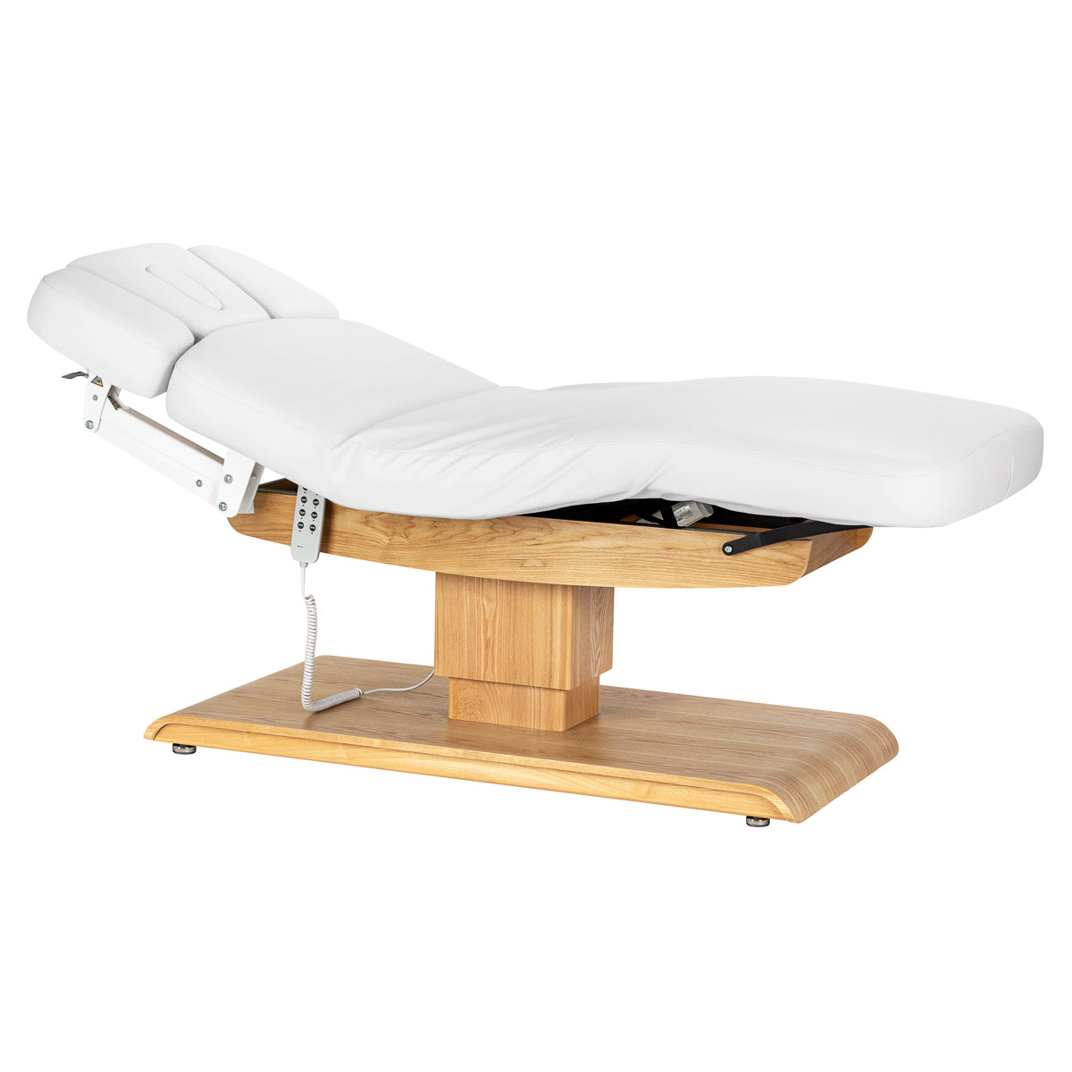 Camilla de masaje eléctrica Sillon Relax Blanco-Marrón claro