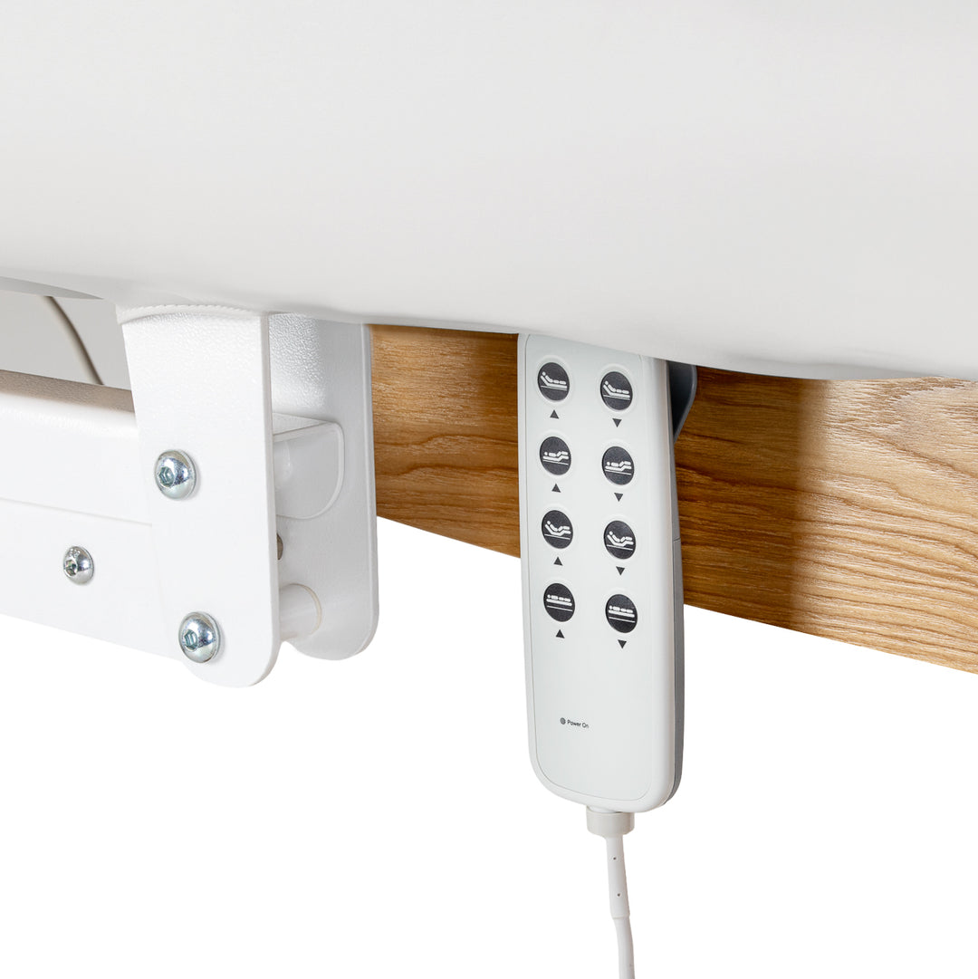 Camilla de masaje eléctrica Sillon Relax Blanco-Marrón claro - imagen 7