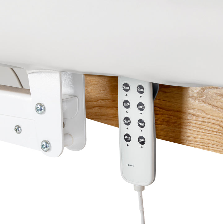 Camilla de masaje eléctrica Sillon Relax Blanco-Marrón claro - imagen 7