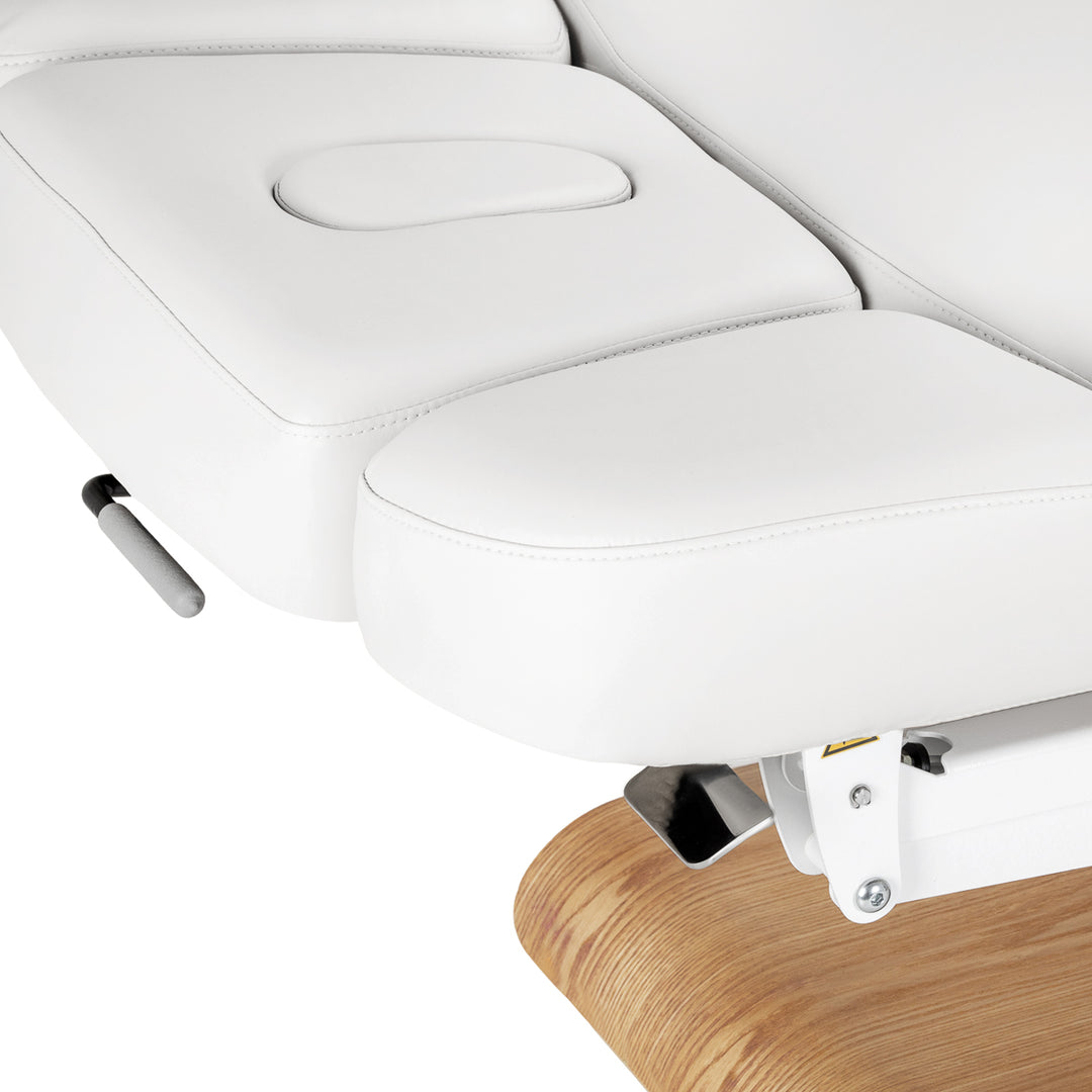 Camilla de masaje eléctrica Sillon Relax Blanco-Marrón claro - imagen 9