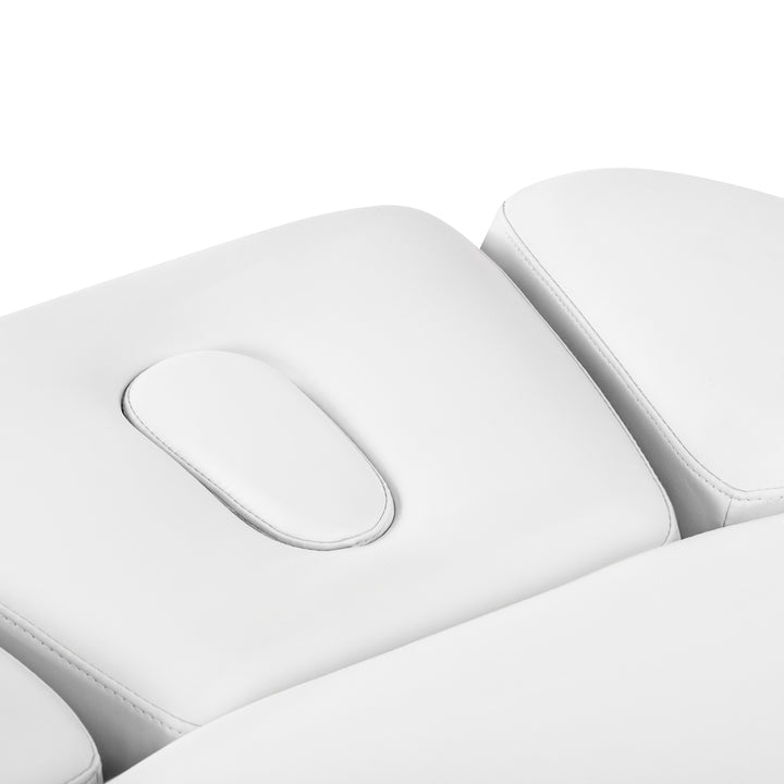 Camilla de masaje eléctrica Sillon Relax Blanco-Marrón claro - imagen 11