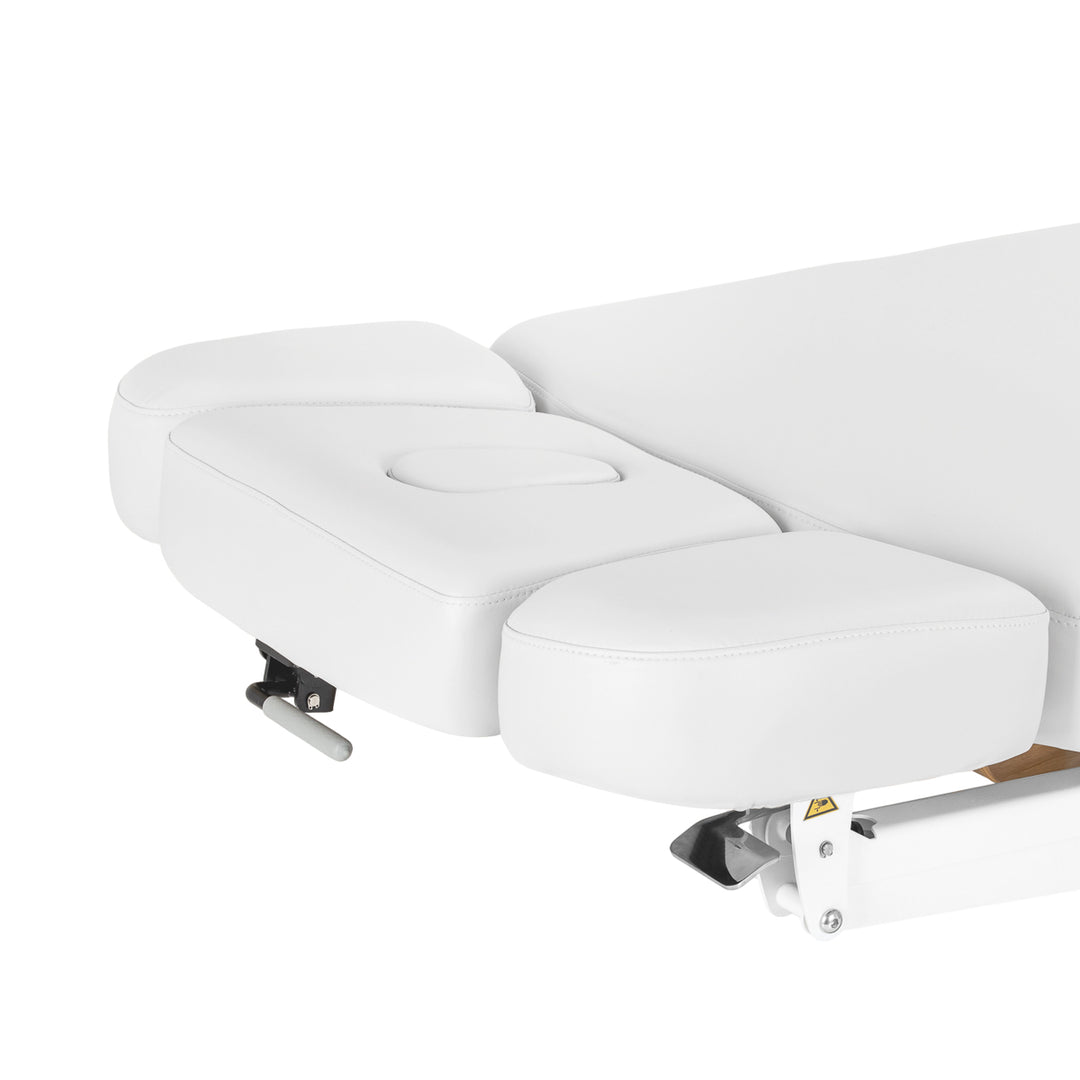 Camilla de masaje eléctrica Sillon Relax Blanco-Marrón claro - imagen 13