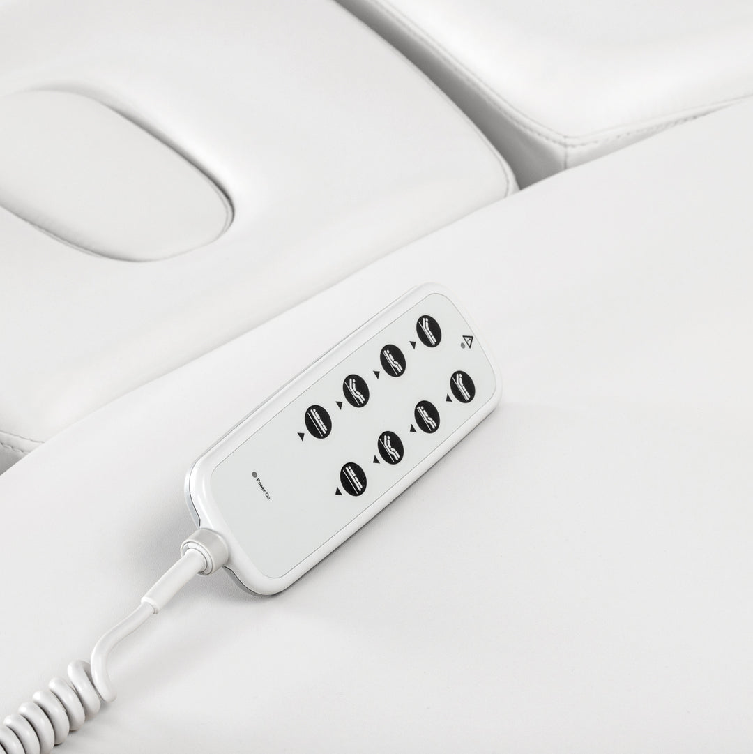 Camilla de masaje eléctrica Sillon Relax Blanco-Marrón claro - imagen 17