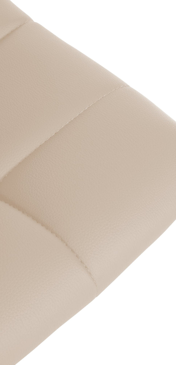 Taburete de Bar con Respaldo 107 Polipiel Crema - imagen 7