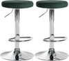 Set de 2 Taburetes de Bar 109 Terciopelo Verde