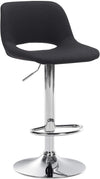 Taburete de Bar con Respaldo 106 Tela Negro