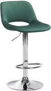 Taburete de Bar con Respaldo 106 Terciopelo Verde