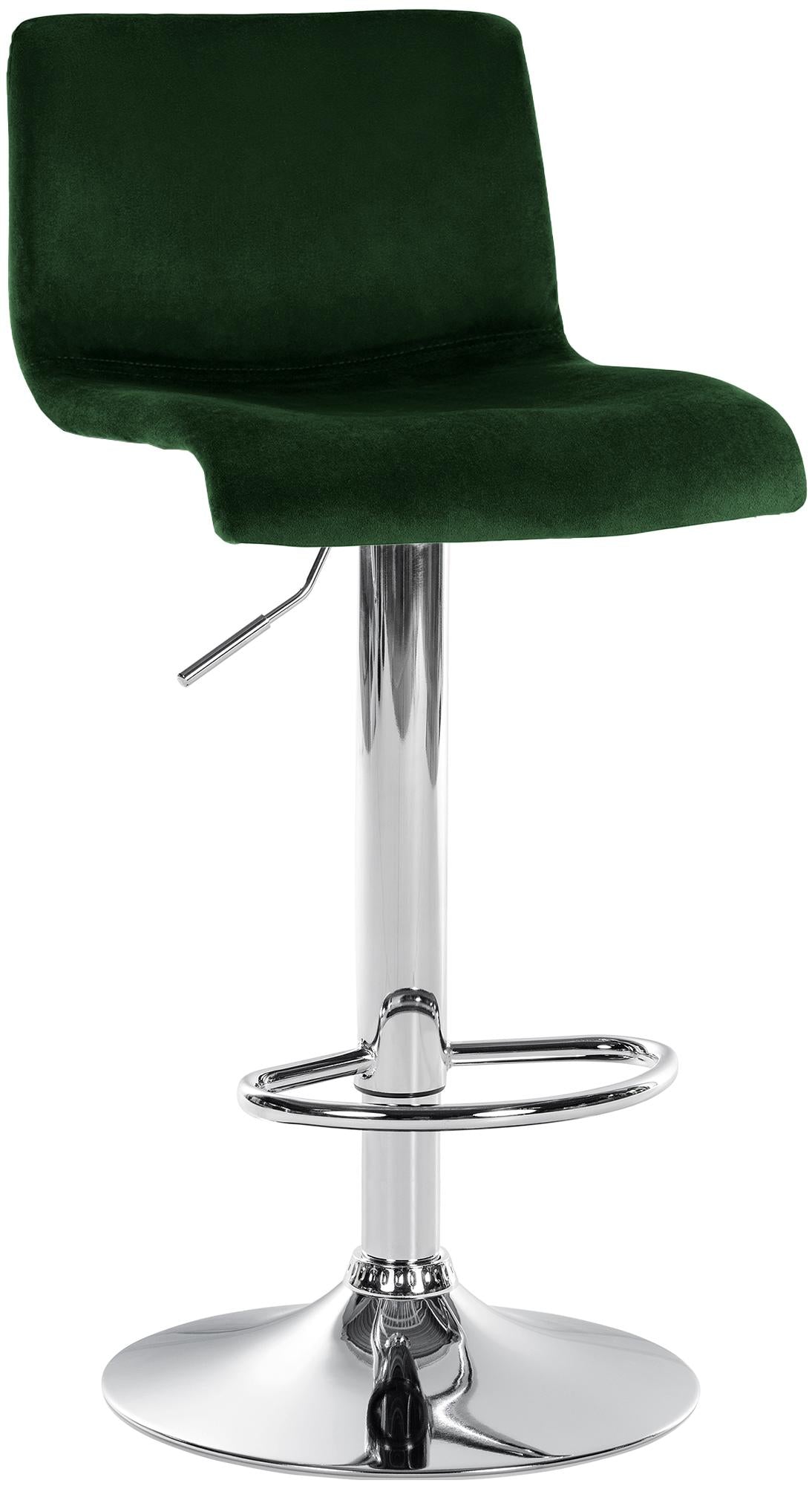 Taburete de Bar con Respaldo 105 Terciopelo Verde