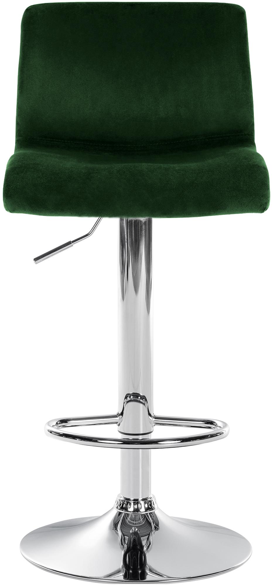 Taburete de Bar con Respaldo 105 Terciopelo Verde - imagen 5