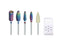 Promed Juego de fresas pedicura Modelage Arco iris