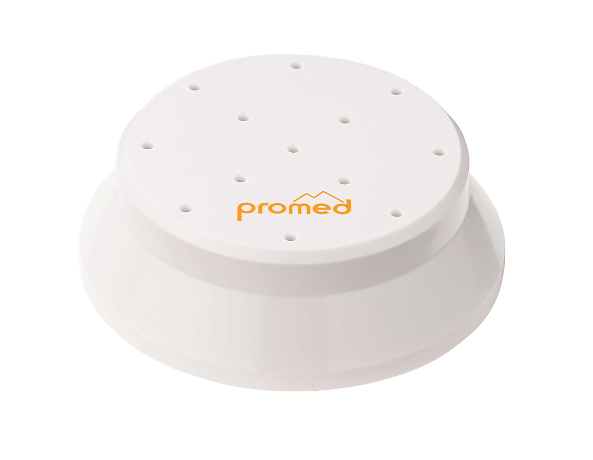 Soporte de Fresas Redondo Blanco Promed