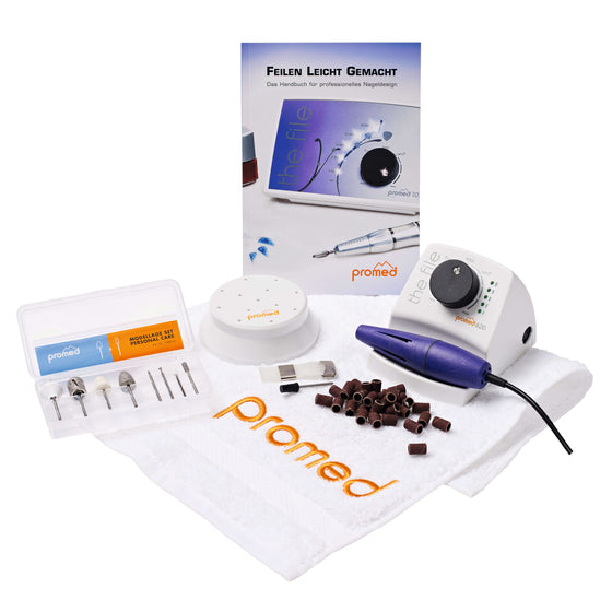 Torno para Uñas Promed The File 620 Deluxe Set 43 piezas