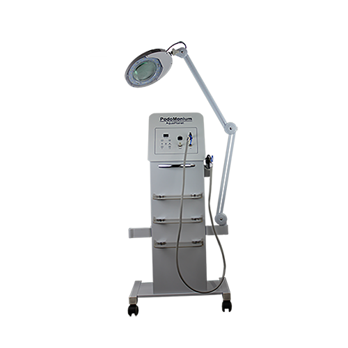 Torno para Uñas Spray PodoMonium Aquaplanet con Columna y Lámpara Lupa