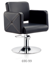 Sillón de peluquería Hair System HS99 Negro